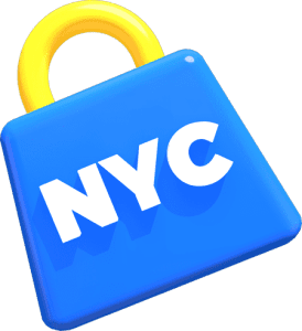 Shopping Bag with NYC logo